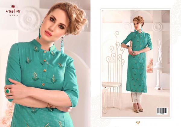 Vastra Moda Pearl 1-Cotton-Blended-With-Embroidery-Kurti